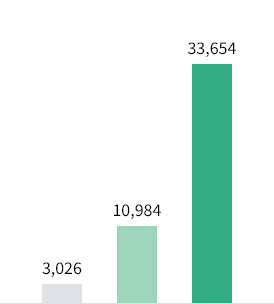 Other technical services such as system development: 30,026, S/W such as application programs: 10,984, H/W such as computer servers: 33,654 (KRW in millions)